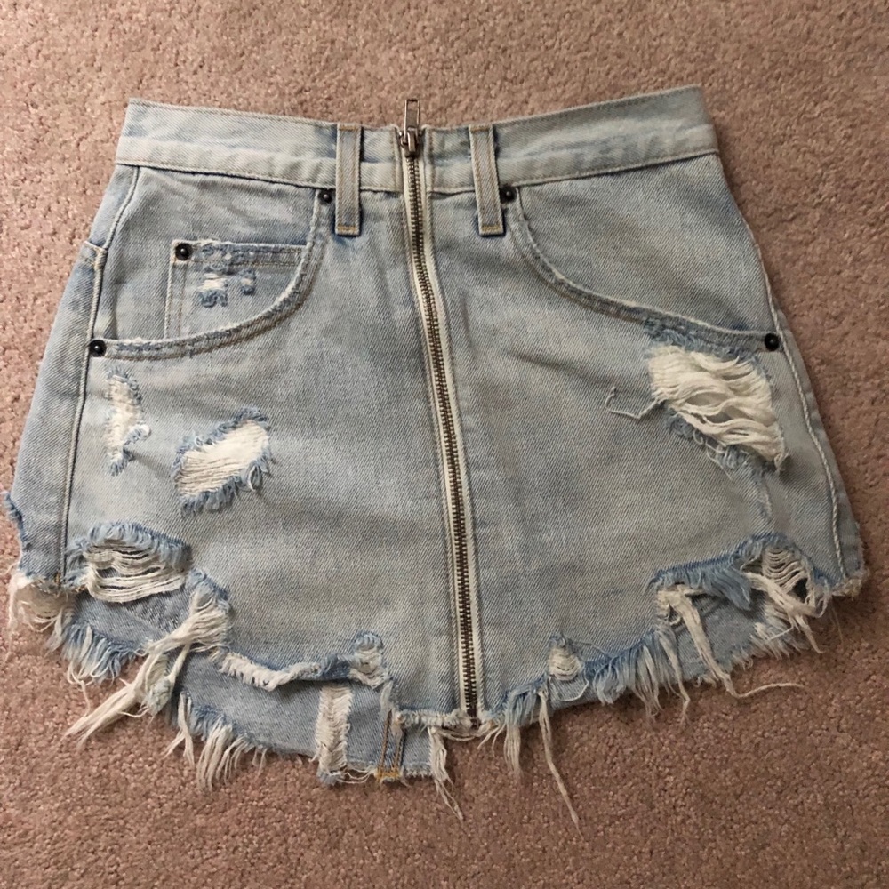LF Carmar denim skirt